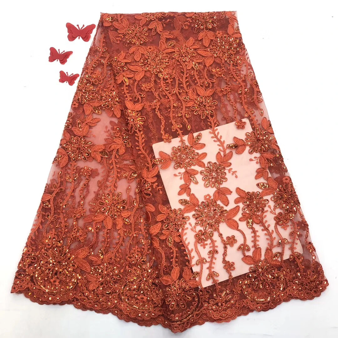 LACE Fashion African Mesh Lace Fabric High Quality Sequins French Lace Fabric 3D Applique Mesh Lace For Wedding Sewing
LACE Fashion African Mesh Lace Fabric High Quality Sequins French Lace Fabric 3D Applique Mesh Lace For Wedding Sewing