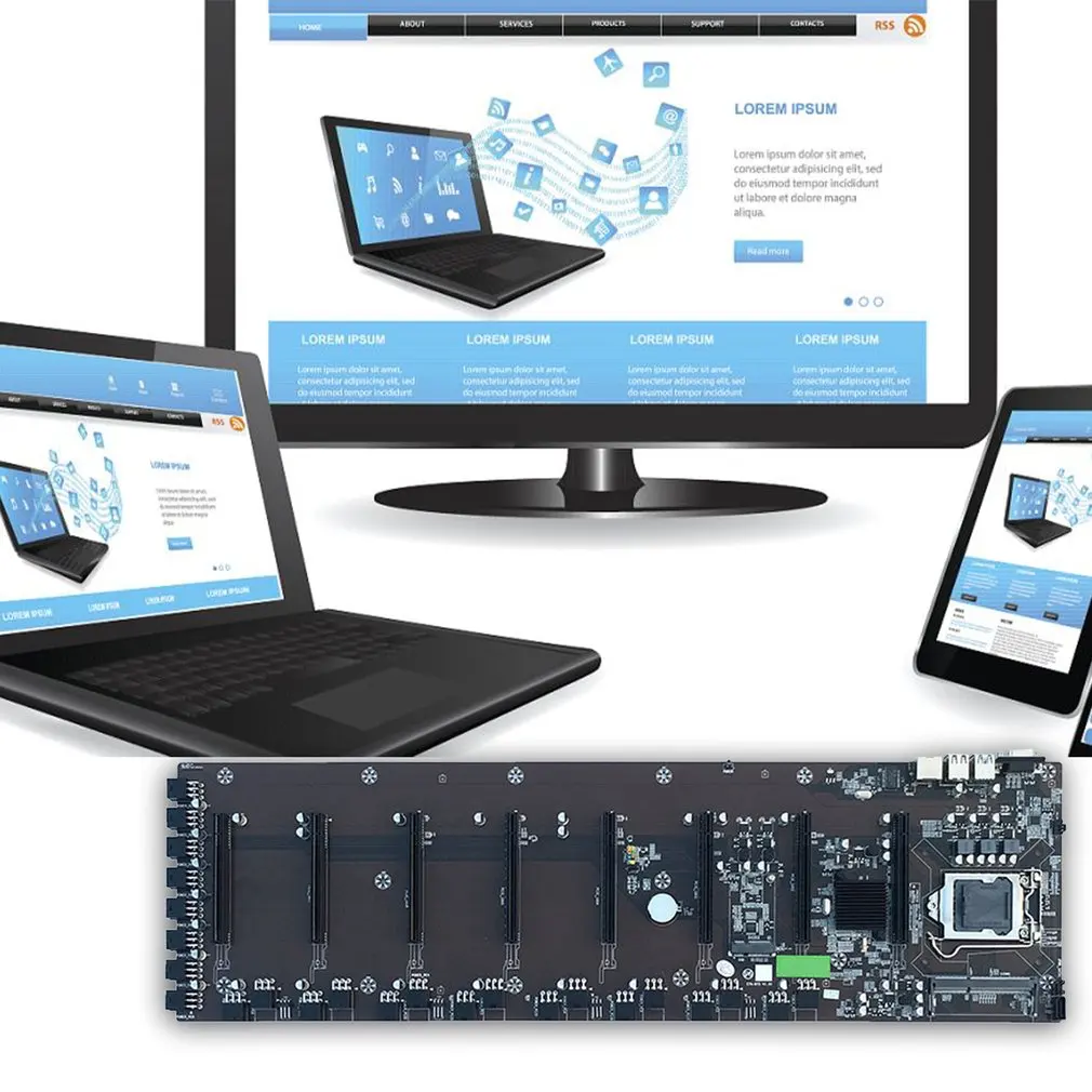 Durable B75 In-line 8-card BTC Multi-graphics 8-card For Motherboard Large-spacing Mining For Motherboard
Durable B75 In-line 8-card BTC Multi-graphics 8-card For Motherboard Large-spacing Mining For Motherboard