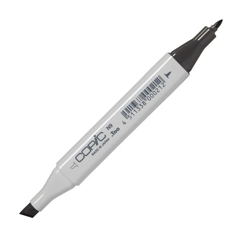 Маркер спиртовой Copic два пера цвет N9 | Канцтовары для офиса и дома