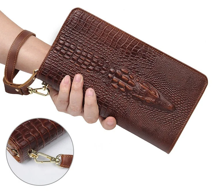 MAHEU Fashion Men Alligator Genuine Leather Long Clutch Wallet Double Layer Big Wallet Cow Leather Male Purse Phone Hand Pouch
MAHEU Fashion Men Alligator Genuine Leather Long Clutch Wallet Double Layer Big Wallet Cow Leather Male Purse Phone Hand Pouch