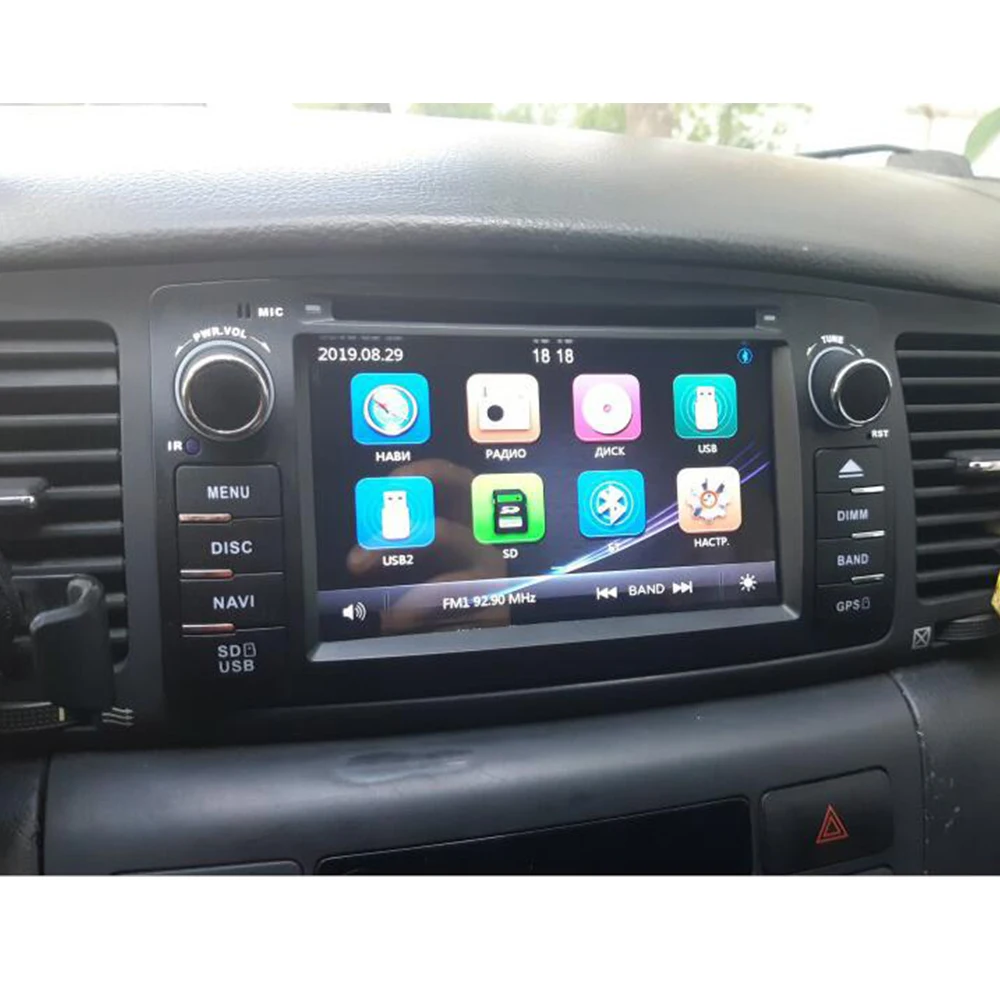 Лучший 2 Din Автомобильный dvd плеер для Toyota Corolla E120 BYD F3 2000 2005 2006 GPS радио мультимедиа