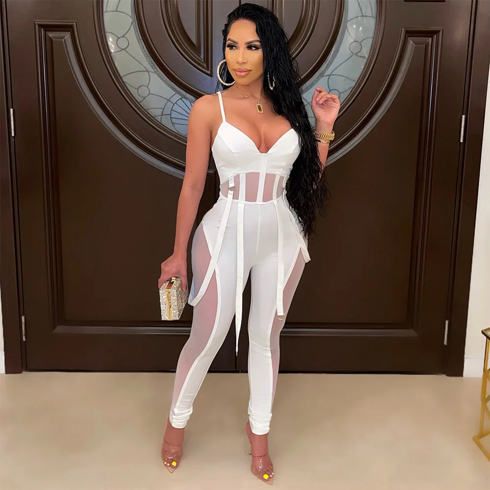 Adogirl Sexy Backless Mesh Jumpsuit Women Skinny Romper Summer Sleeveless One Piece Evening Party Club Outfits Female Rompers
Adogirl Sexy Backless Mesh Jumpsuit Women Skinny Romper Summer Sleeveless One Piece Evening Party Club Outfits Female Rompers