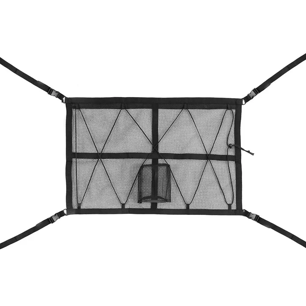 Car Ceiling Storage Net Car Roof Interior Cargo Net With 4 Strong Nylon Elasticity Band Fixing Buckles For Sundries Organized
Car Ceiling Storage Net Car Roof Interior Cargo Net With 4 Strong Nylon Elasticity Band Fixing Buckles For Sundries Organized