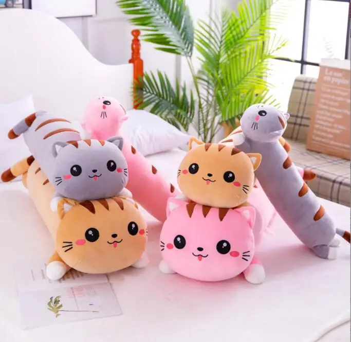 Длинная игрушка, плюшевая кошка, хлопковая кукла, игрушка, подушка для сна, рождественские подарки, подарки на день рождения, подарки для девочек
Длинная игрушка, плюшевая кошка, хлопковая кукла, игрушка, подушка для сна, рождественские подарки, подарки на день рождения, подарки для девочек