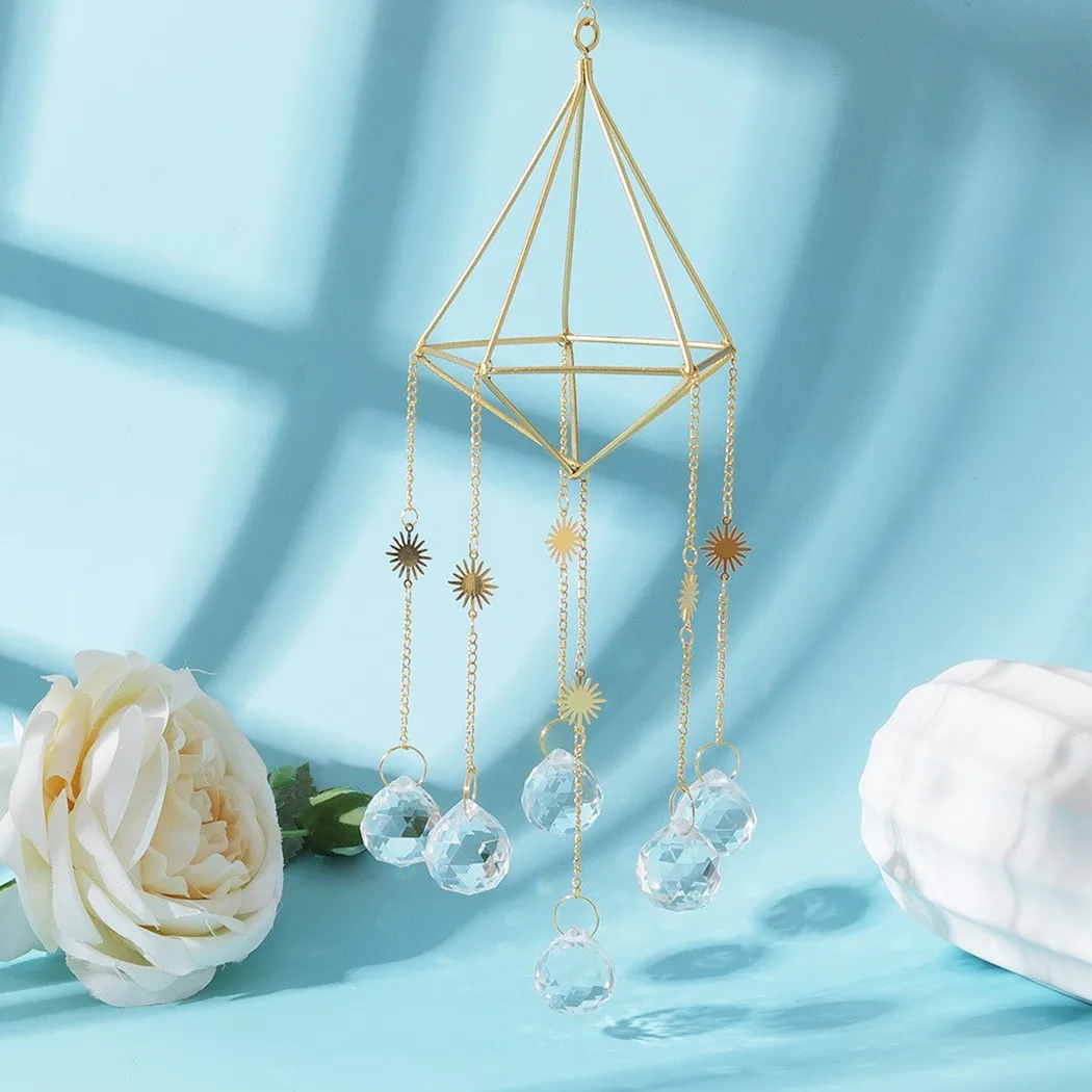 1Pcs Transparent Crystal Feng Shui Pendant Hanging Rainbow Sun Catcher Ornaments For Outdoor Indoor Garden Windchimes
1Pcs Transparent Crystal Feng Shui Pendant Hanging Rainbow Sun Catcher Ornaments For Outdoor Indoor Garden Windchimes