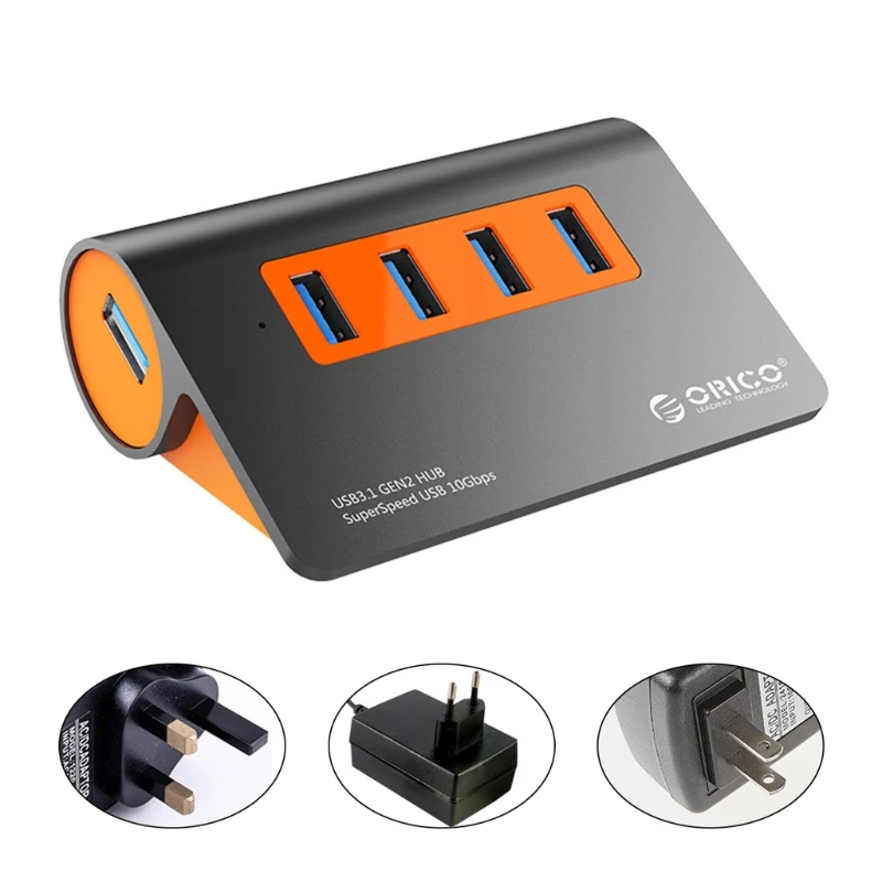 X3UB Orico USB Hub Splitter USB3.1 4-port 10Gbps High Speed Laptop Extender 4 in 1
X3UB Orico USB Hub Splitter USB3.1 4-port 10Gbps High Speed Laptop Extender 4 in 1