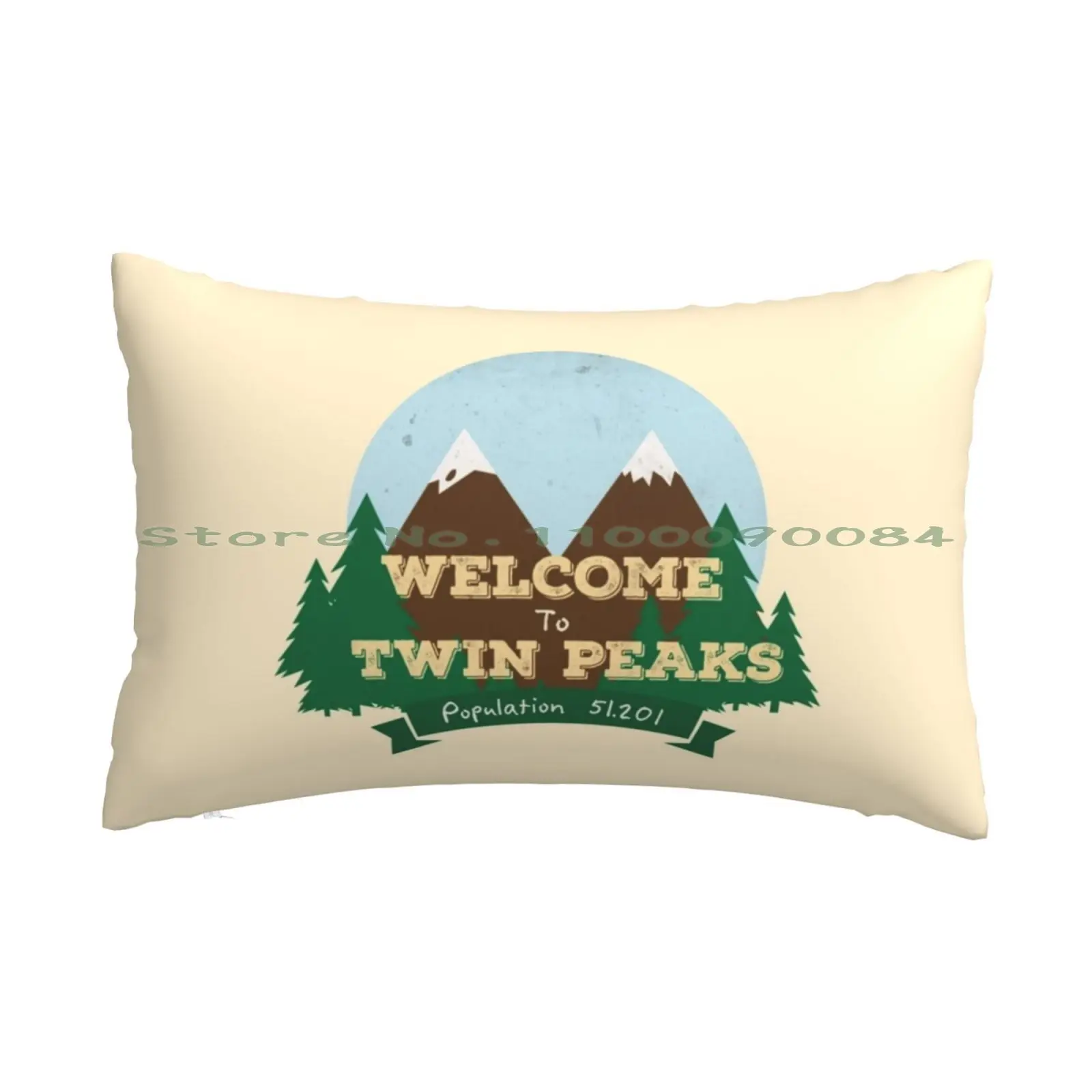 

Welcome To Twin Peaks Pillow Case 20x30 50*75 Sofa Bedroom Twinpeaks _ Tpapproved Welcome To Twin Peaks Dale Cooper Tv Shows Tv