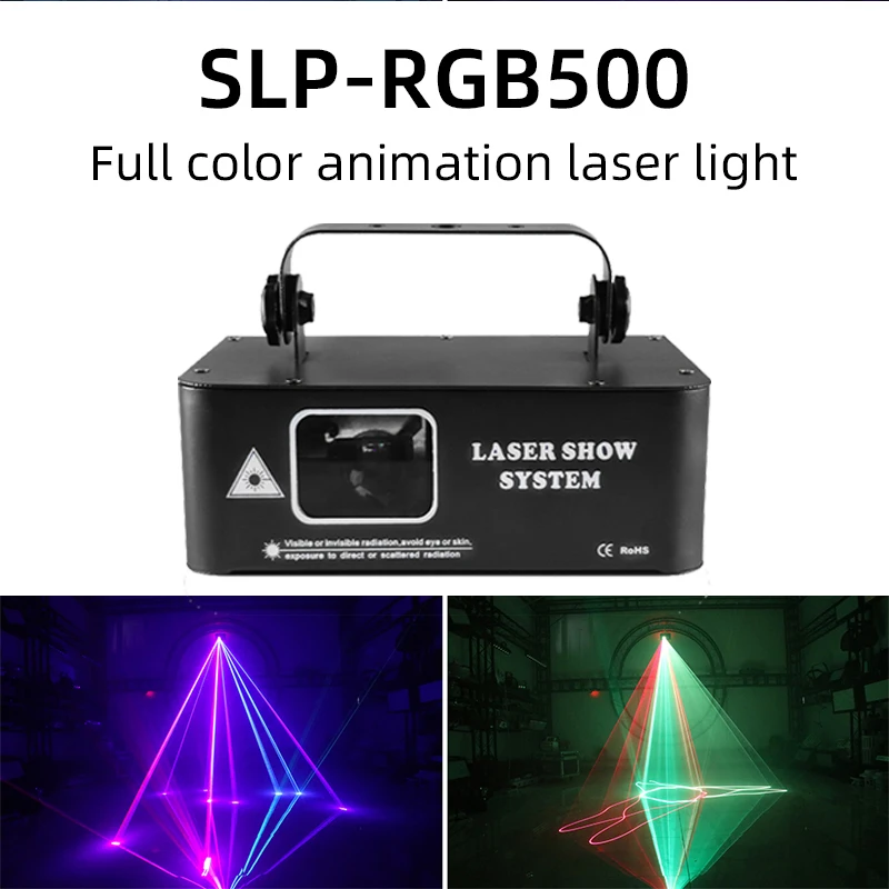 

EKZ 500mw RGB laser beam line scanning projection lamp DJ disco stage lighting effect dance holiday party wedding bar club DMX l