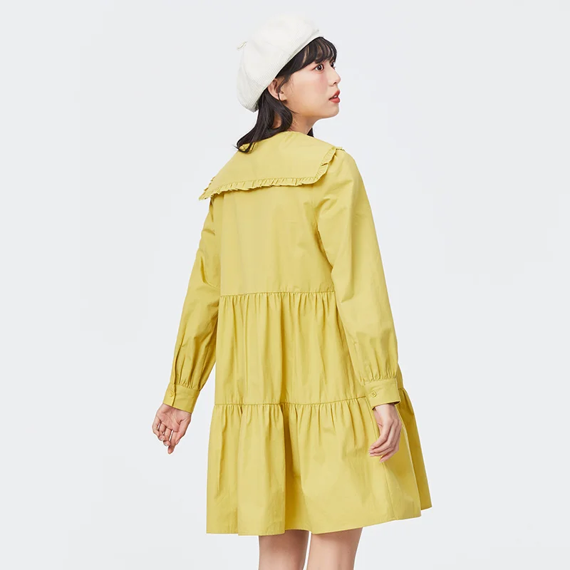 SEMIR Women Dress Waist And Thin Puff Sleeve Navy Collar Dresses Early Spring 2021 New Sweet Beauty Dress For Party
SEMIR Women Dress Waist And Thin Puff Sleeve Navy Collar Dresses Early Spring 2021 New Sweet Beauty Dress For Party