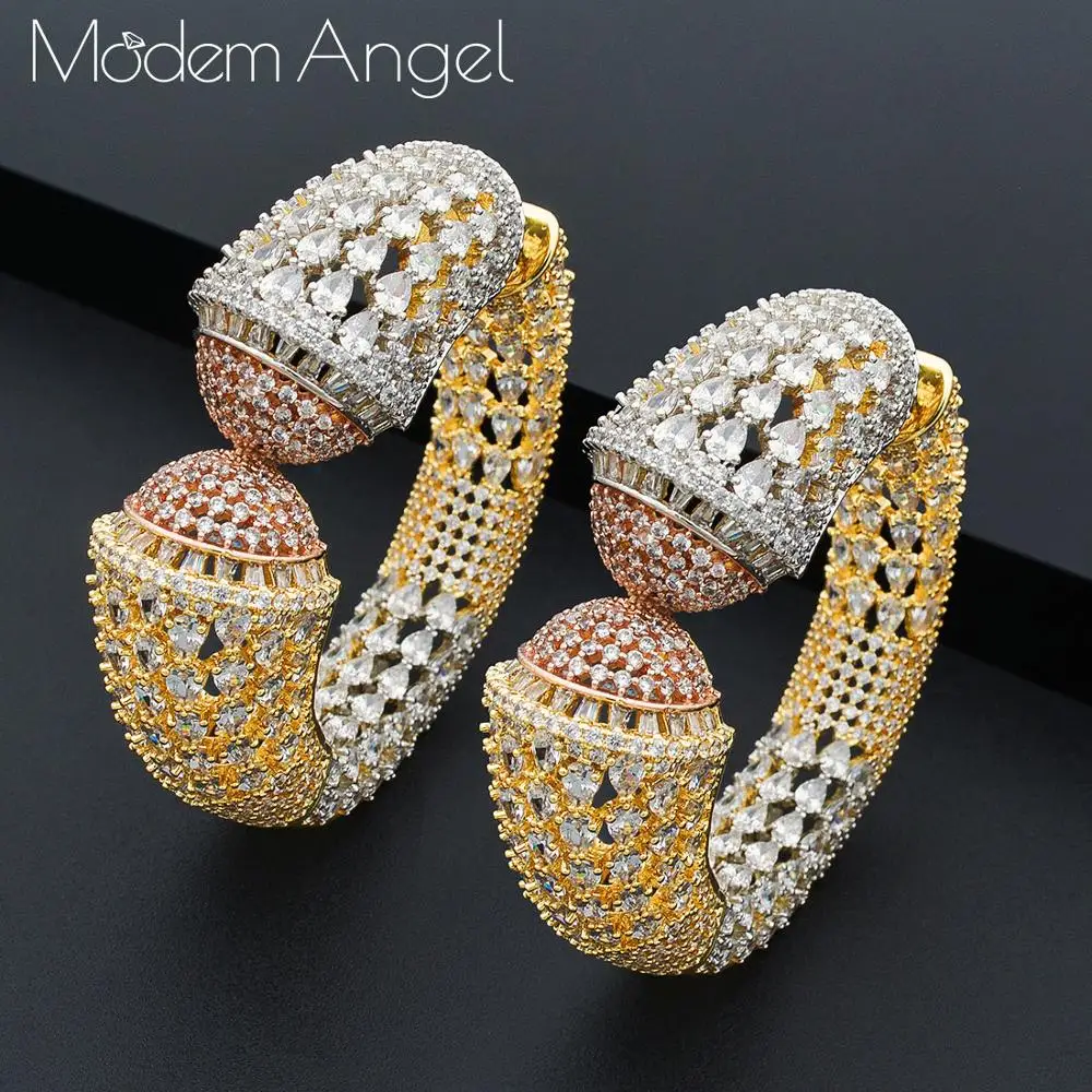 ModemAngel Роскошные африканские серьги модные Дубай Свадебные украшения для женщин