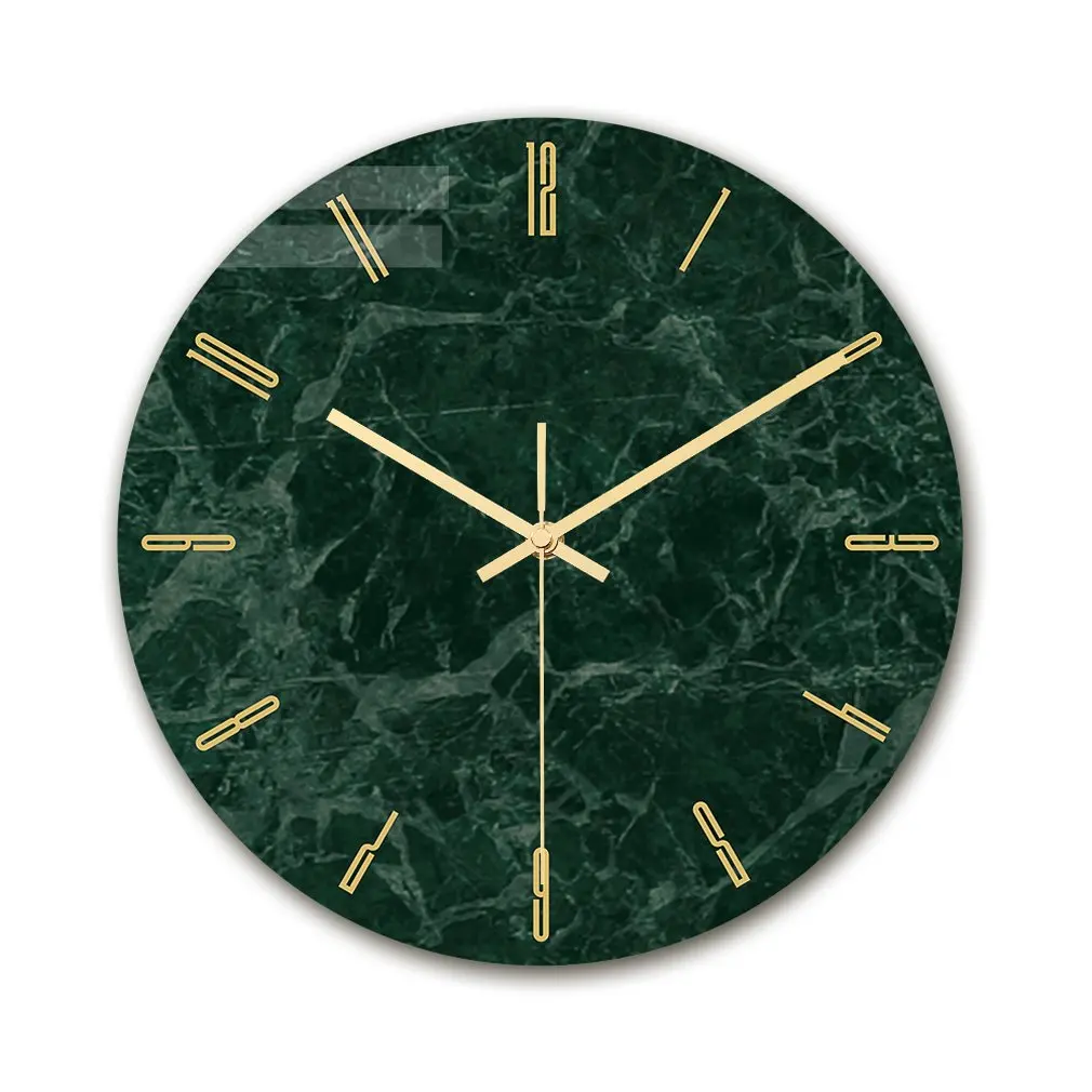 Modern light luxury wall clock marble texture clock home bedroom decoration clock acrylic lasting printing Tv Wall decoration 
Modern light luxury wall clock marble texture clock home bedroom decoration clock acrylic lasting printing Tv Wall decoration