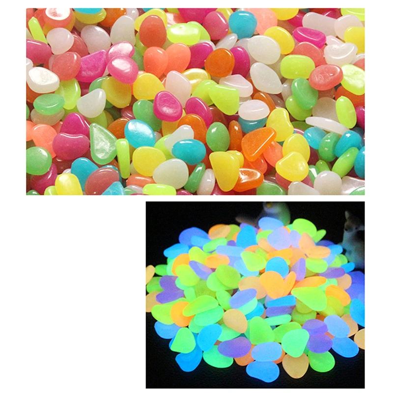 10pcs Glow Pebbles Stones Home Fish Tank Garden Decoration Luminous Glowing In The Dark Accessory
10pcs Glow Pebbles Stones Home Fish Tank Garden Decoration Luminous Glowing In The Dark Accessory