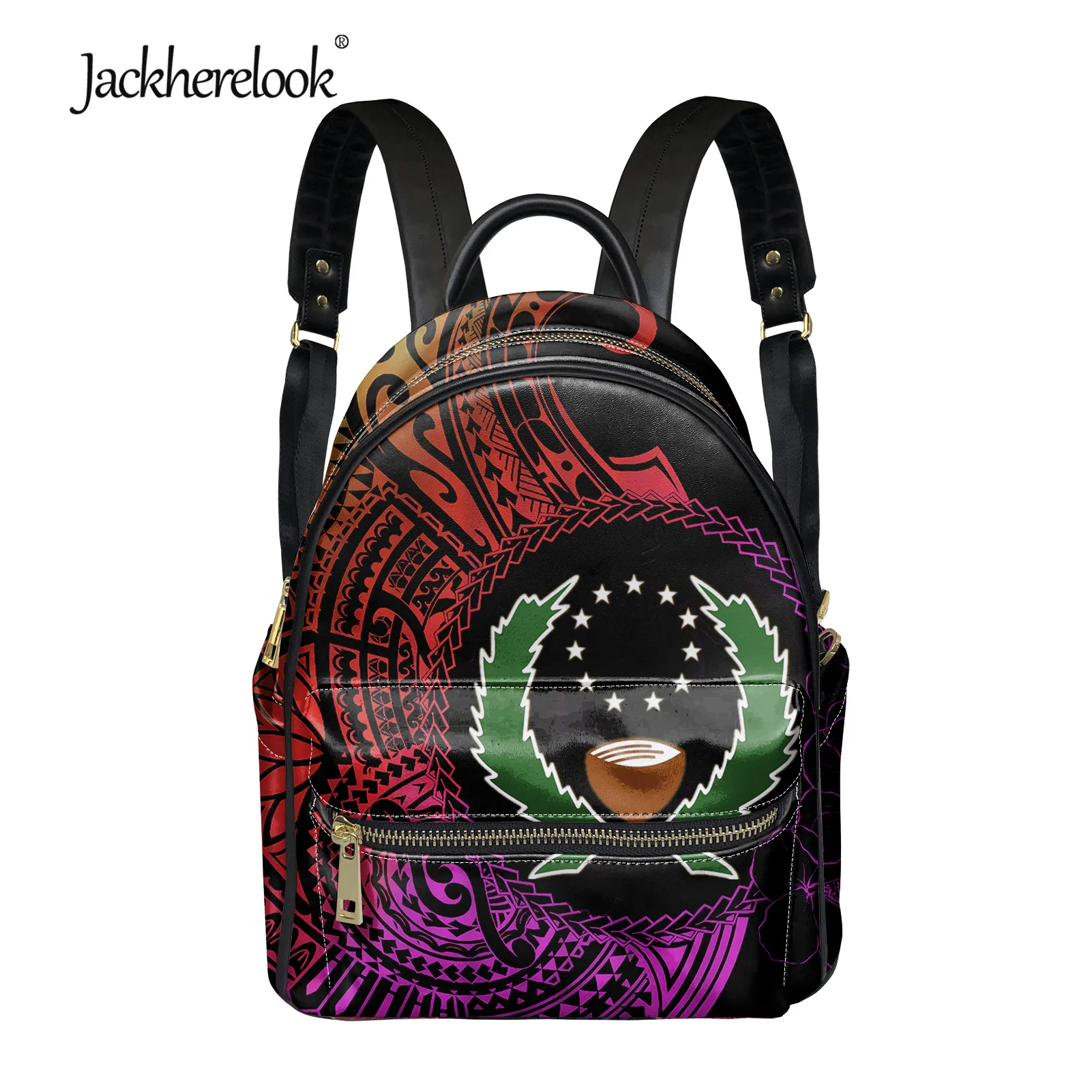 Jackherelook Pohnpei Polynesian Tribal Pattern Luxury PU Backpack for Women Girls Mini Campus Schoolbag Small Satchel Bag Bolsa
Jackherelook Pohnpei Polynesian Tribal Pattern Luxury PU Backpack for Women Girls Mini Campus Schoolbag Small Satchel Bag Bolsa