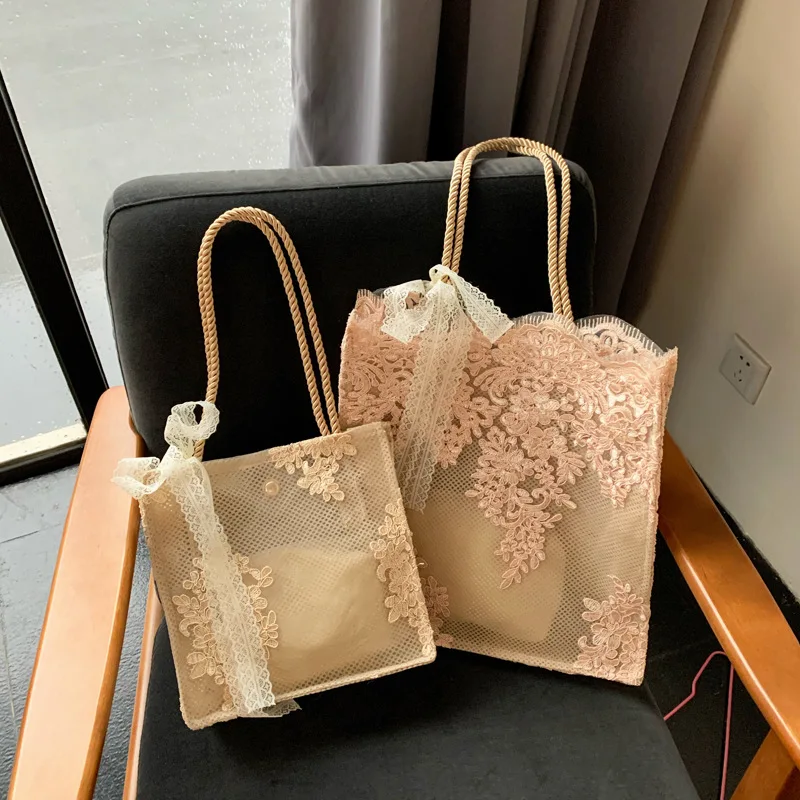 Fairy Bag Women's 2021 New Korean Lace Portable Shopping Bag Retro Summer Embroidered Tote Bag Shoulder Bag
Fairy Bag Women's 2021 New Korean Lace Portable Shopping Bag Retro Summer Embroidered Tote Bag Shoulder Bag