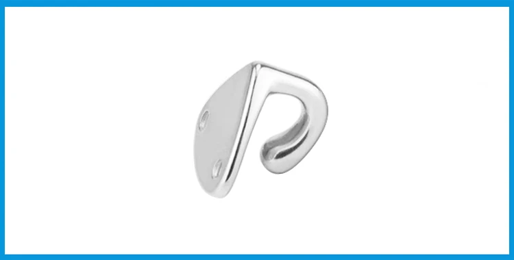 2PCS Stainless Steel 316 Pad Eye Fender Fending Hook Rope Boat Sail Tug Ship marine coat cap hook
2PCS Stainless Steel 316 Pad Eye Fender Fending Hook Rope Boat Sail Tug Ship marine coat cap hook
