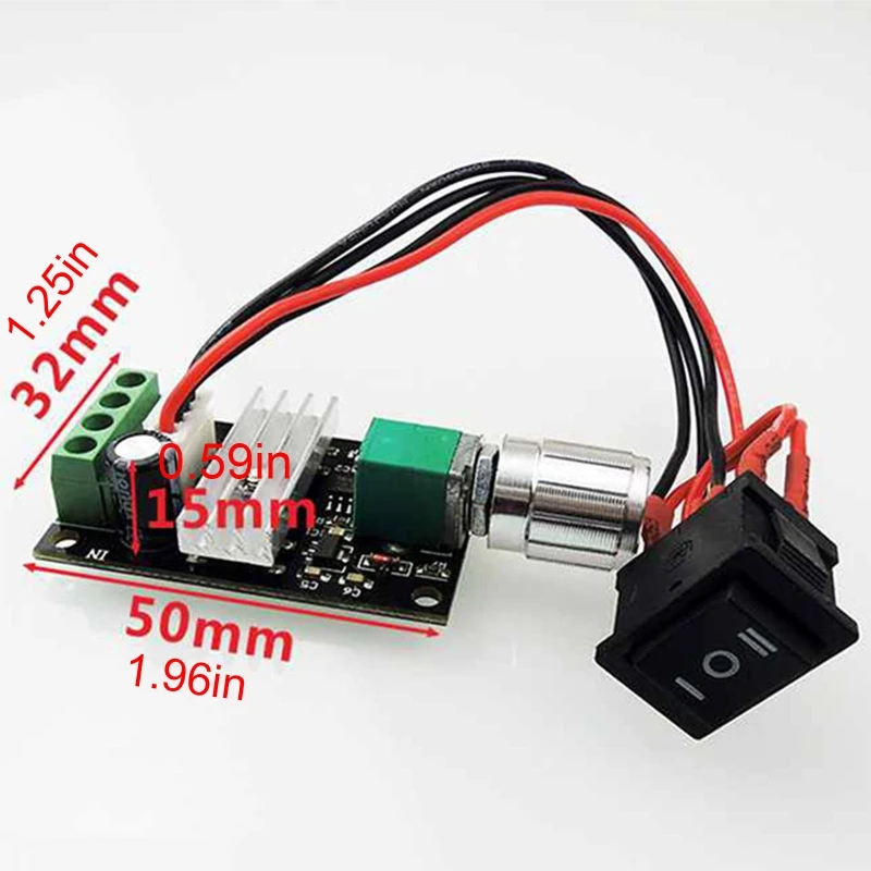 6V 12V 24V 28V 3A 80W DC Motor Speed Controller (PWM) Speed Adjustable Reversible Switch 1203BB dc motor driver reversing
6V 12V 24V 28V 3A 80W DC Motor Speed Controller (PWM) Speed Adjustable Reversible Switch 1203BB dc motor driver reversing