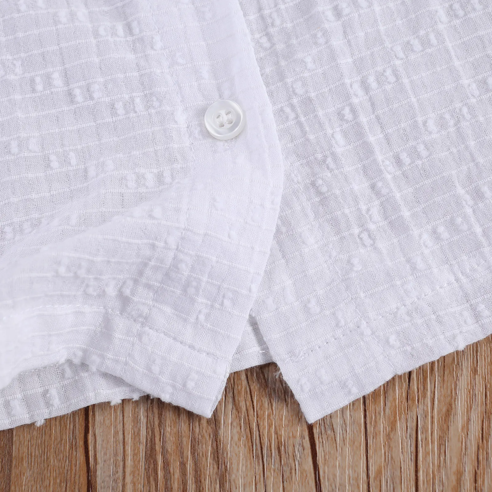 Summer Fashion Kids Girls Clothes Sets Lace Solid Ruffles Fly Sleeve Single Breasted Tops Denim Shorts 2pcs 1-6Y
Summer Fashion Kids Girls Clothes Sets Lace Solid Ruffles Fly Sleeve Single Breasted Tops Denim Shorts 2pcs 1-6Y