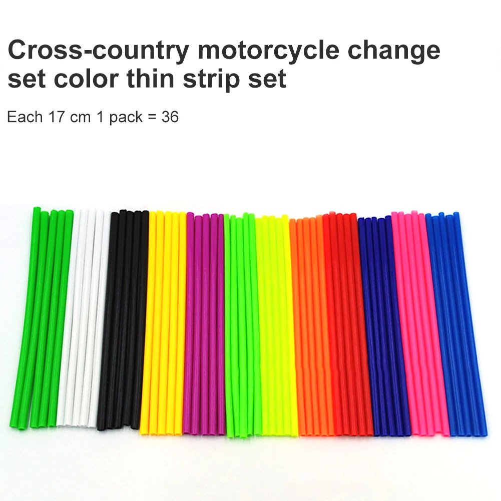 36Pcs/Pack Motorcycle Bike Wheel Spoke Wraps Rims Skin Cover Protector Decor Bike Wheel Spoke Trim Wrap Cover Decoration
36Pcs/Pack Motorcycle Bike Wheel Spoke Wraps Rims Skin Cover Protector Decor Bike Wheel Spoke Trim Wrap Cover Decoration