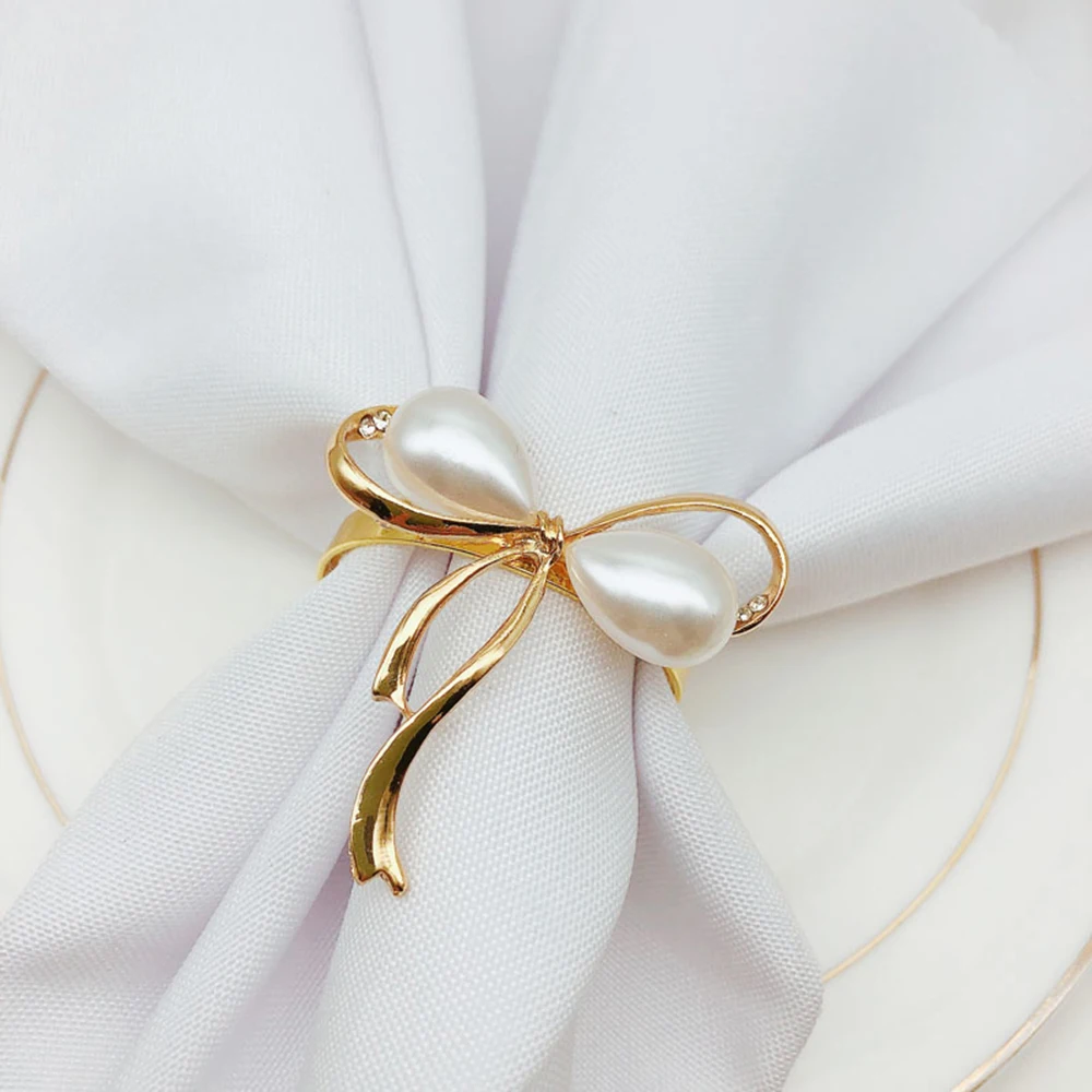 6pcs/lot Fashion Wedding Napkin Ring Pearl Bow Napkin Buckle Metal Plating Napkin Ring Holiday Party Desktop Decoration
6pcs/lot Fashion Wedding Napkin Ring Pearl Bow Napkin Buckle Metal Plating Napkin Ring Holiday Party Desktop Decoration