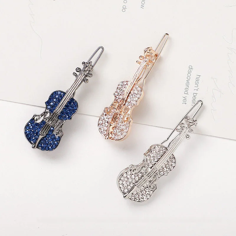 2021 1Pc Hair Clip Korean Violin Hair Clip Sweet Hairpins Cute Crystal Rhinestone Headwear Clips Barrette Hair Accessories
2021 1Pc Hair Clip Korean Violin Hair Clip Sweet Hairpins Cute Crystal Rhinestone Headwear Clips Barrette Hair Accessories