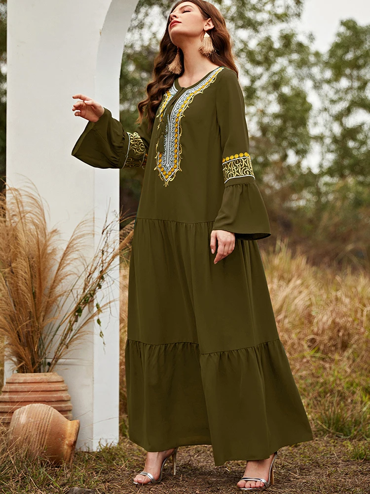Abaya Dubai Turkey Islamic Morocco Arabic Muslim Hijab Long Maxi Dress For Women Robe Arabe Longue Femme Musulmane Vestido Longo
Abaya Dubai Turkey Islamic Morocco Arabic Muslim Hijab Long Maxi Dress For Women Robe Arabe Longue Femme Musulmane Vestido Longo