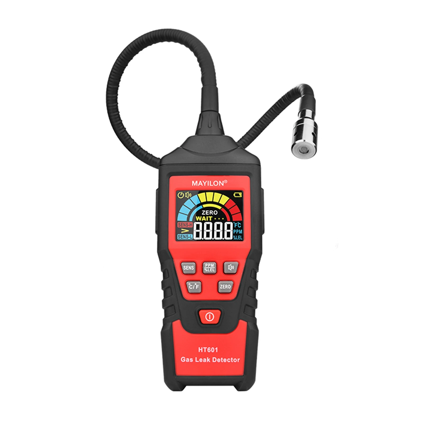 MAYILON HT601A Gas Analyzer Gas Leak Detector Portable LED Combustible Flammable Gas Car Exhaust Alarm Tester Combustion
MAYILON HT601A Gas Analyzer Gas Leak Detector Portable LED Combustible Flammable Gas Car Exhaust Alarm Tester Combustion