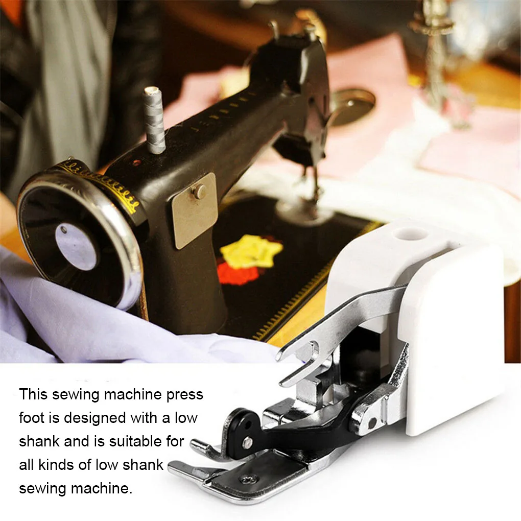 Overlock Sewing Machine Side Trimmer Presser DIY Press Foot for All Low Shank Sewing Machine Attachment Replacement for Singer
Overlock Sewing Machine Side Trimmer Presser DIY Press Foot for All Low Shank Sewing Machine Attachment Replacement for Singer