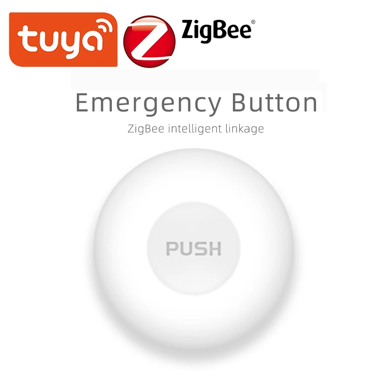 Tuya ZigBee SOS Button Sensor Alarm Elderly Children Alarm Emergency Help Switch Tuya Smart Life App Remote Control ZigBee Hub 
Tuya ZigBee SOS Button Sensor Alarm Elderly Children Alarm Emergency Help Switch Tuya Smart Life App Remote Control ZigBee Hub