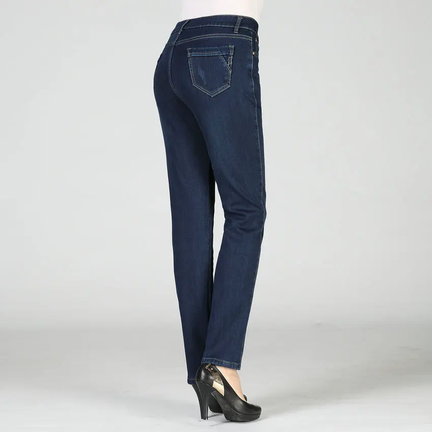 Winter Mom Jeans Dark Blue Thicke Fleece Warm Denim Pant Women High Waist Thermal Straight Jean Trouser Plus Size Women Clothes
Winter Mom Jeans Dark Blue Thicke Fleece Warm Denim Pant Women High Waist Thermal Straight Jean Trouser Plus Size Women Clothes