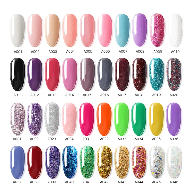Azure Beauty 6 шт./лот набор порошков для ногтей натуральные сухие голографические Dip