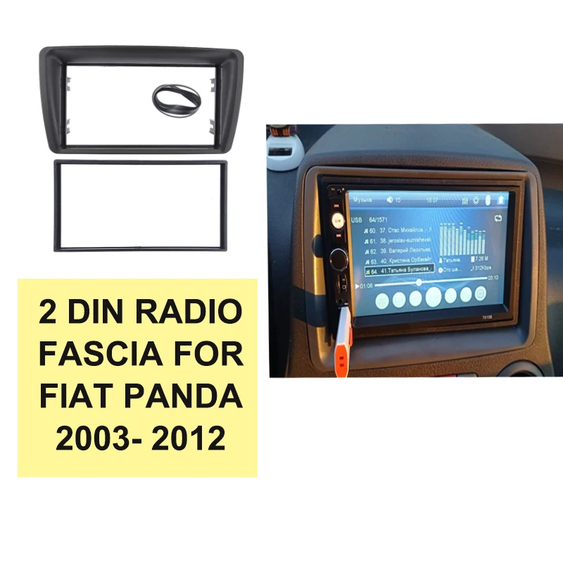 Двойная Din Автомобильная радиоустановка Fascia Для 2003-2012 FIAT PANDA автостайлинг автостерео адаптер рамка панель
Двойная Din Автомобильная радиоустановка Fascia Для 2003-2012 FIAT PANDA автостайлинг автостерео адаптер рамка панель