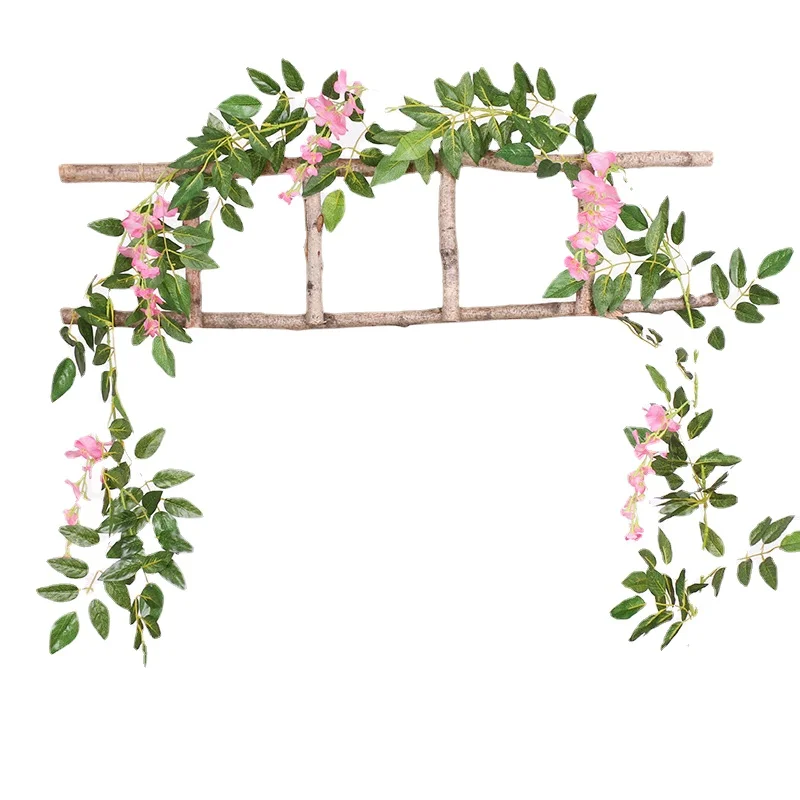 Simulation 2m Wisteria Flower Rattan Decoration Flower Twine Silk Vine Flower String Artificial Plant Wedding Home Decoration
Simulation 2m Wisteria Flower Rattan Decoration Flower Twine Silk Vine Flower String Artificial Plant Wedding Home Decoration