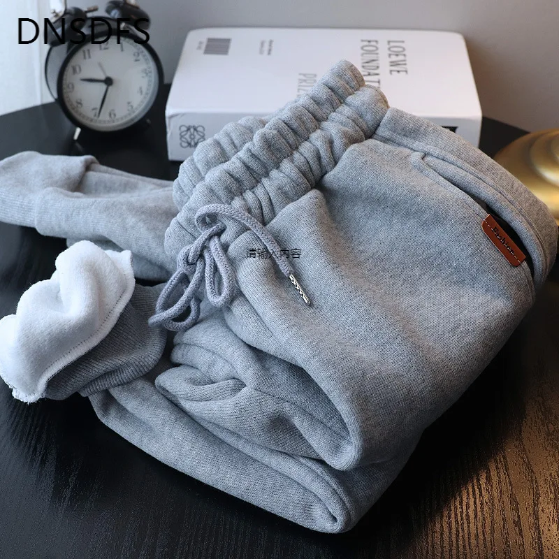Cashmere Thickened Sweatpants Autumn Winter Trousers New Small Foot High Elastic Waisted Casual Pants Grey Black Harem Pants
Cashmere Thickened Sweatpants Autumn Winter Trousers New Small Foot High Elastic Waisted Casual Pants Grey Black Harem Pants