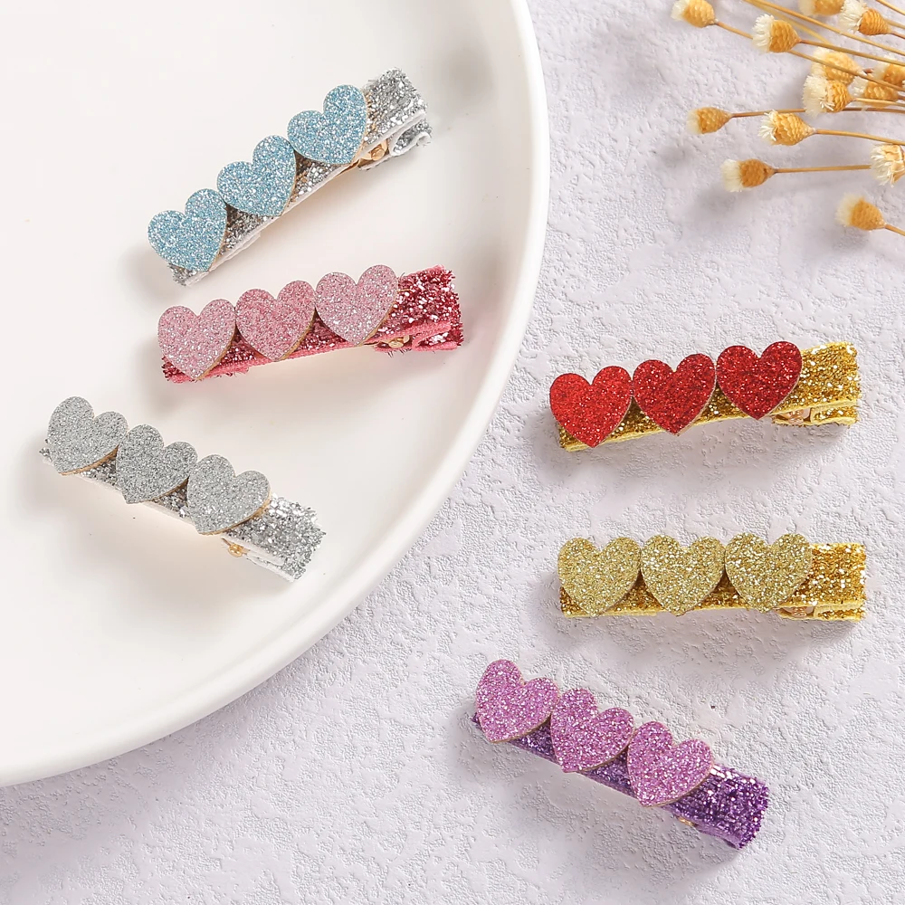 Small Size Hair Barrettes For Girls Glitter Heart Hair Clip For Girls Kids Lovely Boutique Hairpins Fashion Hair Accessories New
Small Size Hair Barrettes For Girls Glitter Heart Hair Clip For Girls Kids Lovely Boutique Hairpins Fashion Hair Accessories New