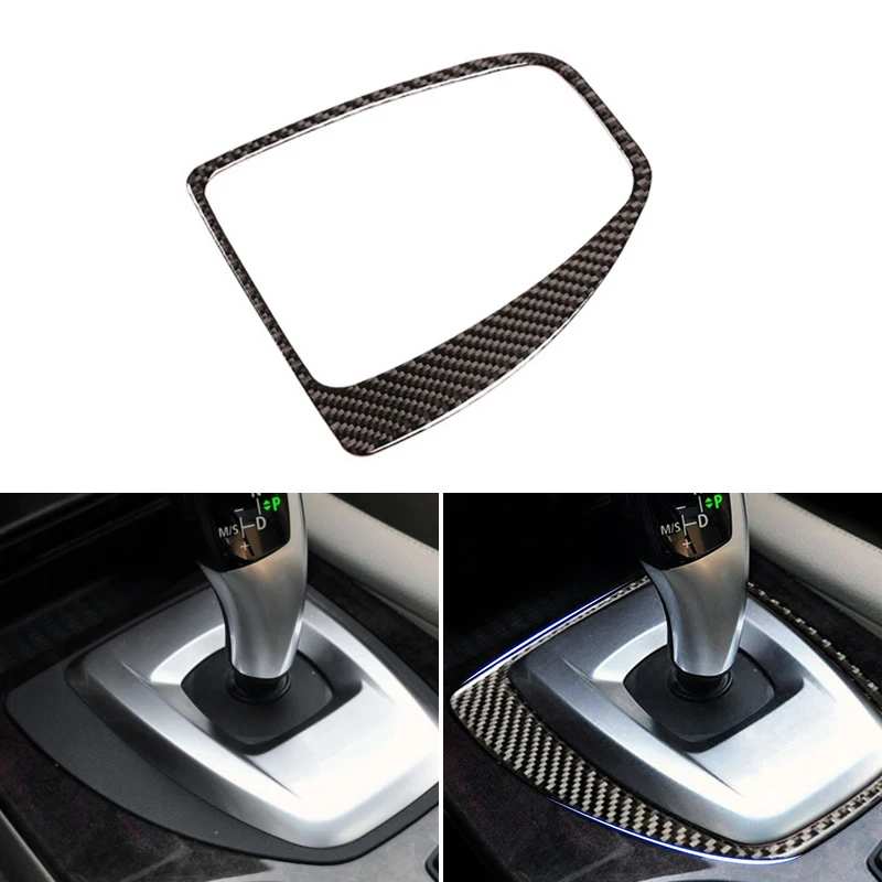 Car Styling Real Carbon Fiber Interior Center Control Gear Shift Panel Outer Frame Cover Trim For BMW 5 Series E60 E61 04-10
Car Styling Real Carbon Fiber Interior Center Control Gear Shift Panel Outer Frame Cover Trim For BMW 5 Series E60 E61 04-10