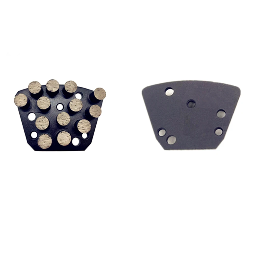 HT Thirteen Round Segments Diamond Grinding Shoes Floor Polishing Block Trapezoid Grinding Head for Iron Horse Machine 12PCS
HT Thirteen Round Segments Diamond Grinding Shoes Floor Polishing Block Trapezoid Grinding Head for Iron Horse Machine 12PCS