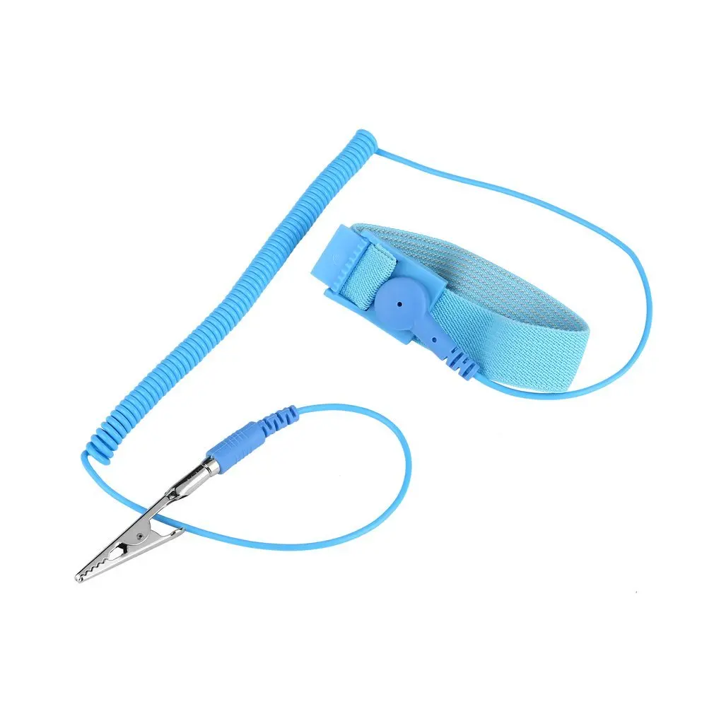 Anti Static ESD Wrist Strap Discharge Cables Elastic Band with Cordless Wireless Clip for Electronics Repair Work Tools
Anti Static ESD Wrist Strap Discharge Cables Elastic Band with Cordless Wireless Clip for Electronics Repair Work Tools
