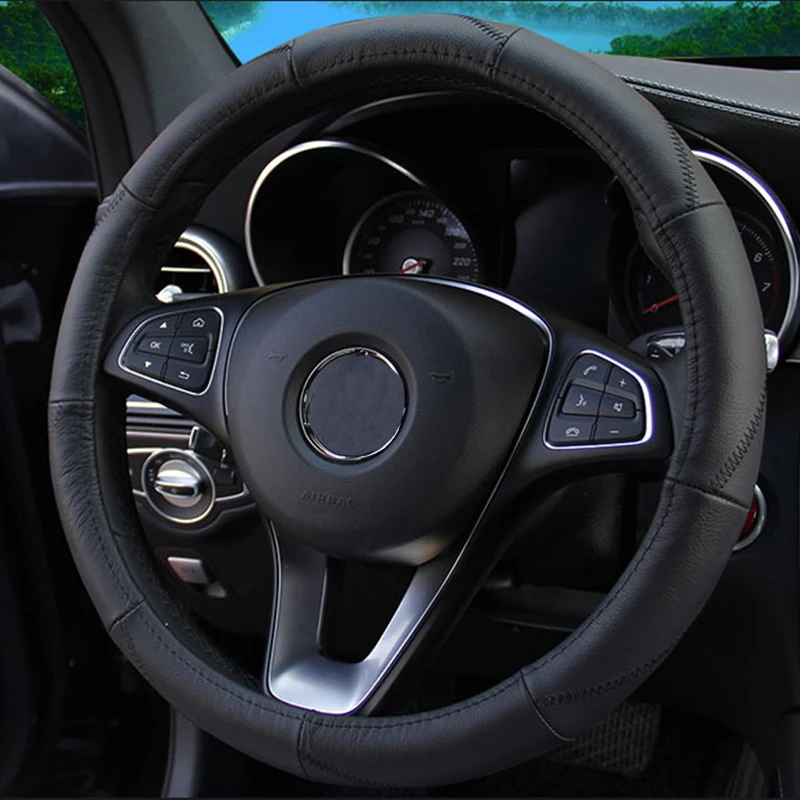 Car Steering Wheel Covers Shoulder Protection Cowhide Windmill Fashion Shell Skidproof Auto Steering Wheel Protector
Car Steering Wheel Covers Shoulder Protection Cowhide Windmill Fashion Shell Skidproof Auto Steering Wheel Protector