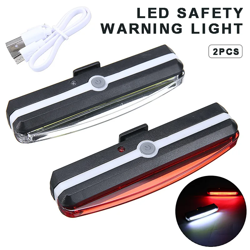 Tocawe 2pcs Super Bright 168 Lumen LED Mountain Bike Bicycle Front + Rear Lights Set USB Rechargeable Waterproof Bicycle Lamp
Tocawe 2pcs Super Bright 168 Lumen LED Mountain Bike Bicycle Front + Rear Lights Set USB Rechargeable Waterproof Bicycle Lamp