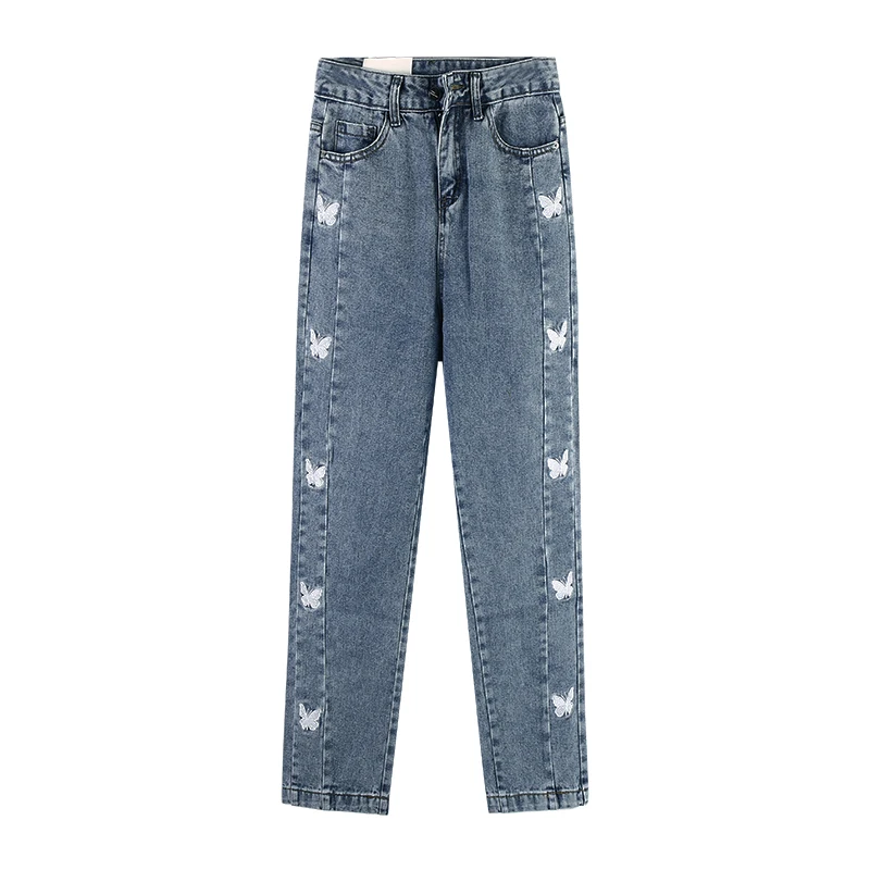 Design Pants Spring and Autumn 2021 New Korean Style Small Loose High Waist Slimming All-Matching Straight Jeans for Women
Design Pants Spring and Autumn 2021 New Korean Style Small Loose High Waist Slimming All-Matching Straight Jeans for Women