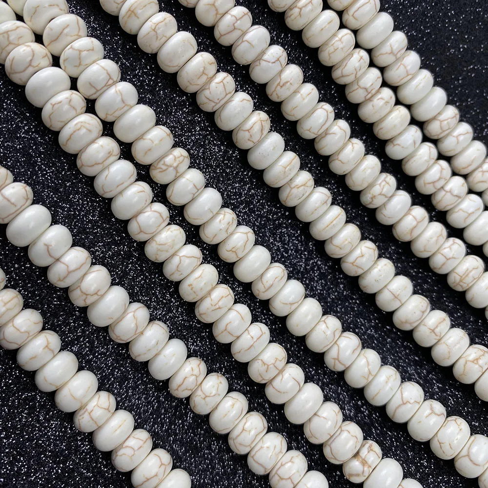 Natural Stone Beads Abacus Shape White Turquoises Beads for Jewelry Making DIY Bracelet Necklace Accessories for Women Gifts
Natural Stone Beads Abacus Shape White Turquoises Beads for Jewelry Making DIY Bracelet Necklace Accessories for Women Gifts