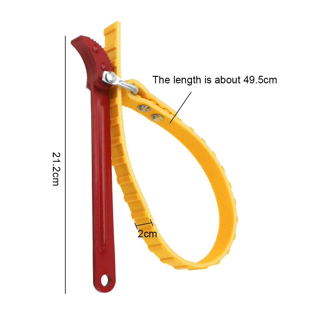Oil Filter Belt Wrench Oil Filter Puller Strap Spanner Adjustable Strap Opener Wrench Chain Oil Filter
Oil Filter Belt Wrench Oil Filter Puller Strap Spanner Adjustable Strap Opener Wrench Chain Oil Filter