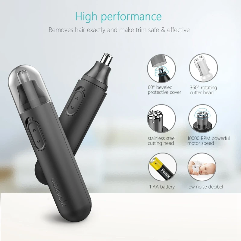 Xpreen Nose Trimmer Nose Hair Trimmer High-Speed Rotating Waterproof ABS Hair Trimmer For Men
Xpreen Nose Trimmer Nose Hair Trimmer High-Speed Rotating Waterproof ABS Hair Trimmer For Men