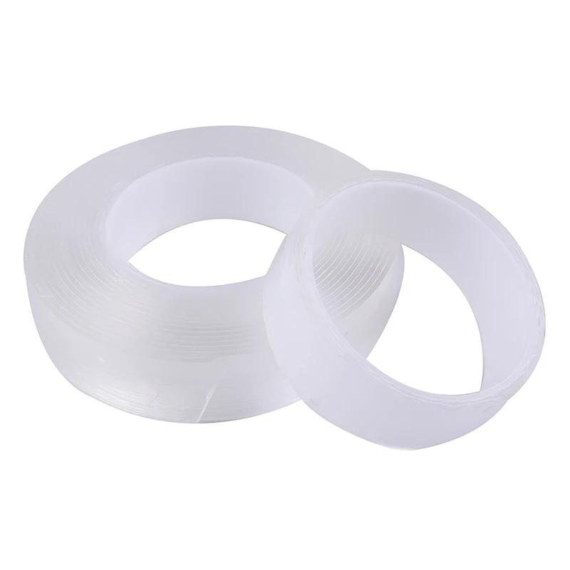Transparent Magic Nano Tape Washable Reusable Double-Sided Tape Adhesive No Trace Paste Removable Glue Cleanable Household
Transparent Magic Nano Tape Washable Reusable Double-Sided Tape Adhesive No Trace Paste Removable Glue Cleanable Household