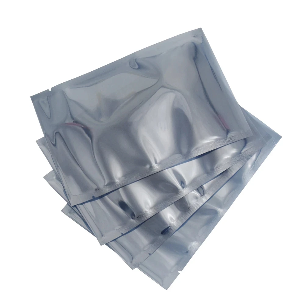 100Pcs Flat Antistatic Electronics Packaging Bag Tear Notch Open Top Heat Seal Charger Cable Retails ESD Mylar Packing Pouches
100Pcs Flat Antistatic Electronics Packaging Bag Tear Notch Open Top Heat Seal Charger Cable Retails ESD Mylar Packing Pouches