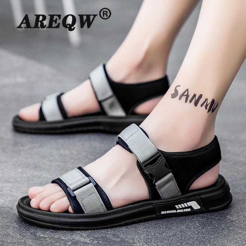 2021 Summer New Men's Sandals Casual Breathable Open-toed Beach Shoes Buckle Simple Trend Sandals Men
2021 Summer New Men's Sandals Casual Breathable Open-toed Beach Shoes Buckle Simple Trend Sandals Men