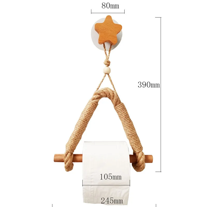 Kitchen Paper Roll Holder Hand-woven Punch-free Toilet Tissue Holder Kitchen Bathroom Paper Towel Holder Punch-free Tissue Hook
Kitchen Paper Roll Holder Hand-woven Punch-free Toilet Tissue Holder Kitchen Bathroom Paper Towel Holder Punch-free Tissue Hook