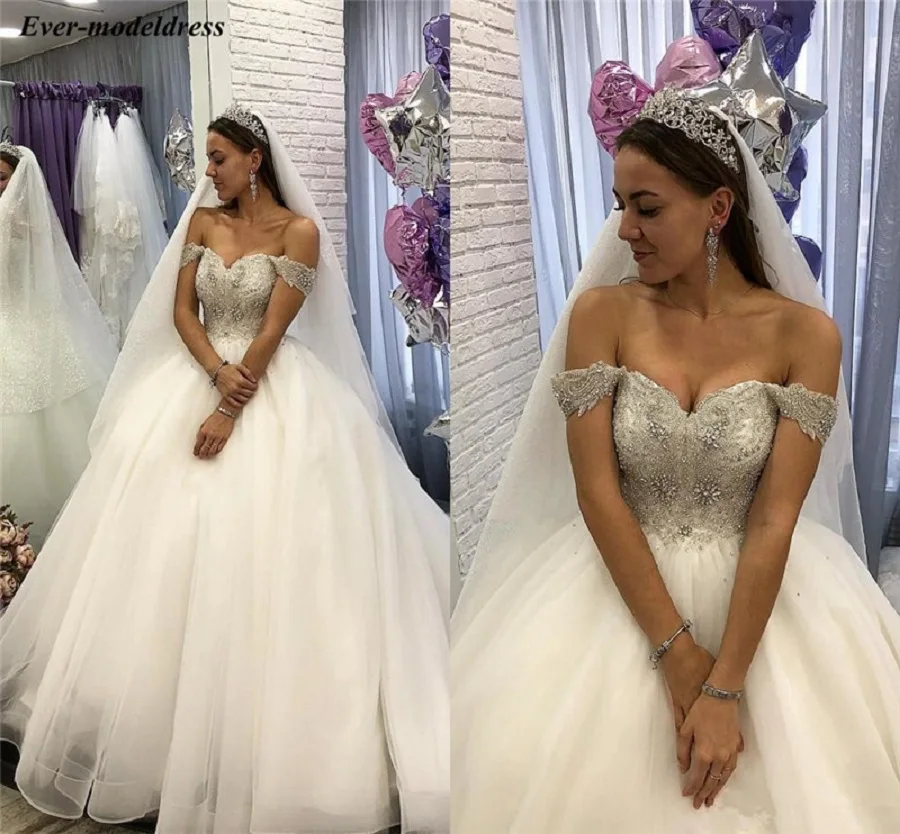 Luxury Wedding Dresses 2019 Beaded Crystal Lace Up Back Off the Shoulder Princess Bridal Gowns Bride Dress Vestido De Noiva
Luxury Wedding Dresses 2019 Beaded Crystal Lace Up Back Off the Shoulder Princess Bridal Gowns Bride Dress Vestido De Noiva