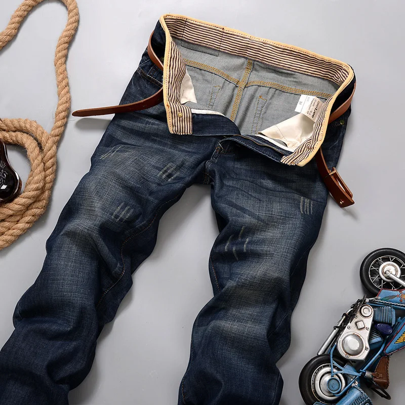 Summer New Men Elasticity Jeans Fashion Loose Men's Denim Pants Business Casual Male Straight Trousers
Summer New Men Elasticity Jeans Fashion Loose Men's Denim Pants Business Casual Male Straight Trousers