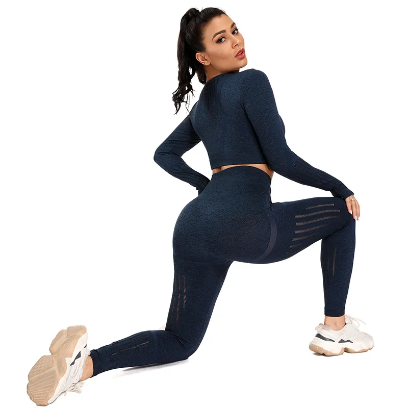 New European American Peach Hip Yoga Suit Female Seamless High Waist Tight Yoga Quick-drying Breathable Sportswear
New European American Peach Hip Yoga Suit Female Seamless High Waist Tight Yoga Quick-drying Breathable Sportswear